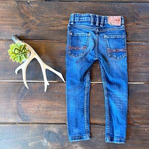 Zara skinny Jean + Gap striped tee